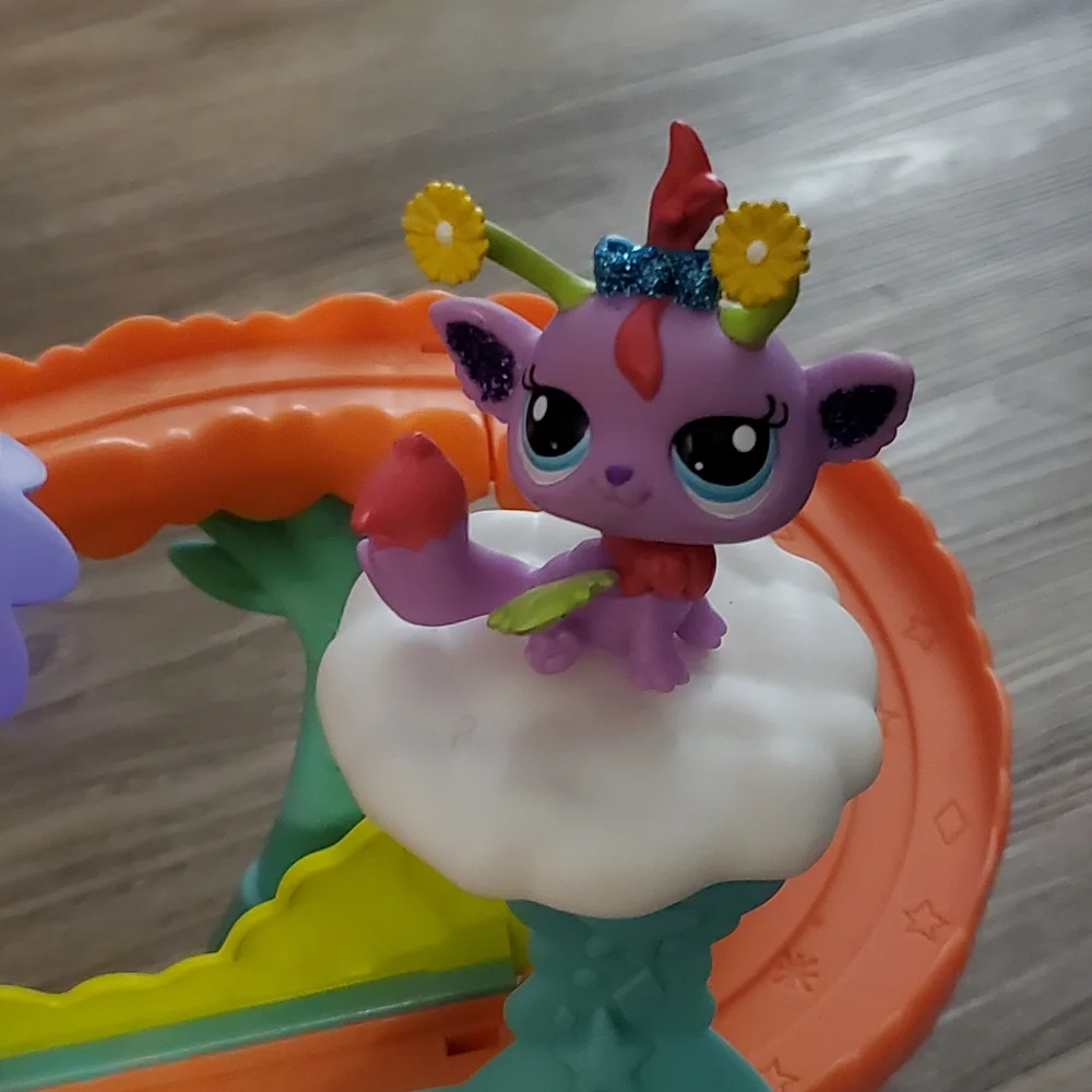 Littlest Pet Shop Fairies Fairy Fun Rollercoaster‎ Playset lot bundle
